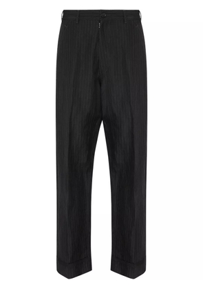 Maison Margiela pinstripe-pattern trousers - Black