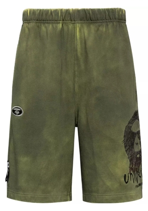 AAPE BY *A BATHING APE® logo-embroidered track shorts - Yellow