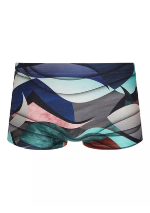 Lygia & Nanny TIJUCA abstract-print swim shorts - Blue