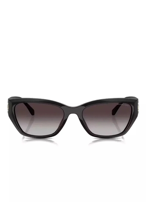 Michael Kors logo-plaque cat-eye sunglasses - Black