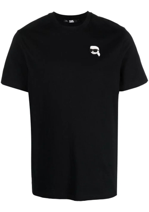 Karl Lagerfeld Ikon organic-cotton T-shirt - Black