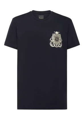 Billionaire crest-print T-shirt - Blue
