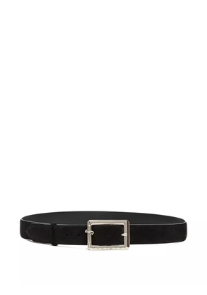 Cesare Paciotti buckle leather belt - Black