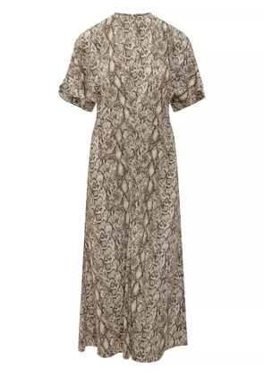 ISABEL MARANT Keany midi dress - Neutrals