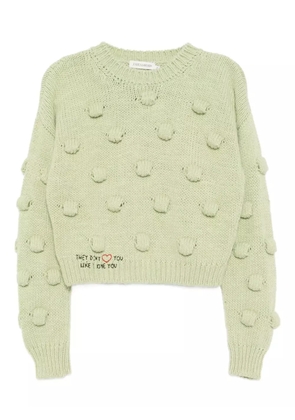 Joshua Sanders pom-pom jumper - Green