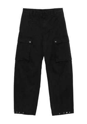 Dolce & Gabbana cargo-pocket button-fastening trousers - Black