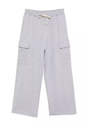 Joshua Sanders rhinestone-embellished cotton pants - Grey