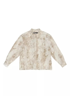 Bimba y Lola snake-print shirt - Neutrals