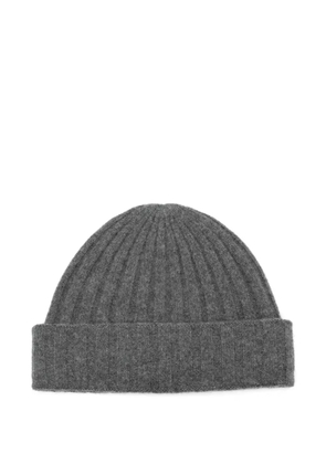 TOTEME ribbed cashmere beanie - Grey