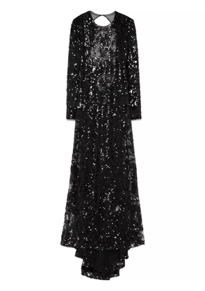 Victoria Beckham sequined tulle gown - Black