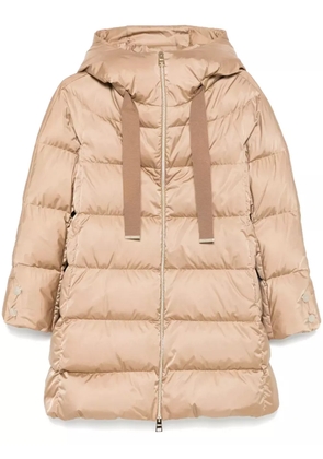 Herno hooded puffer coat - Brown