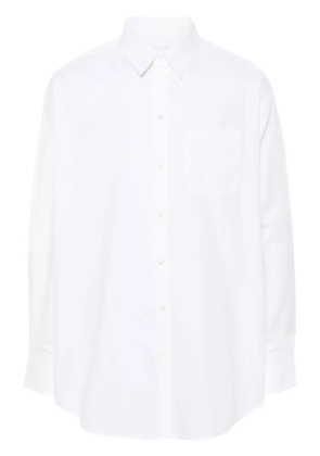 Helmut Lang poplin cotton shirt - White