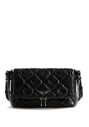 Zadig&Voltaire Rock II quilted chain crossbody bag - Black