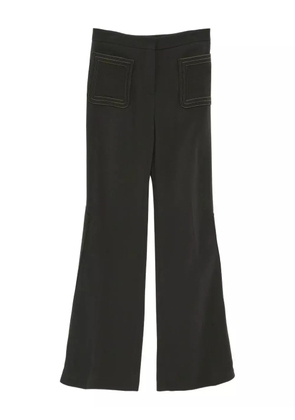 Elie Saab embroidered cady pants - Green