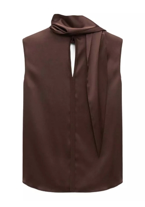 Dorothee Schumacher Sense of Shine sleeveless top - Brown