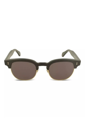 Kador Woody half-frame sunglasses - Green