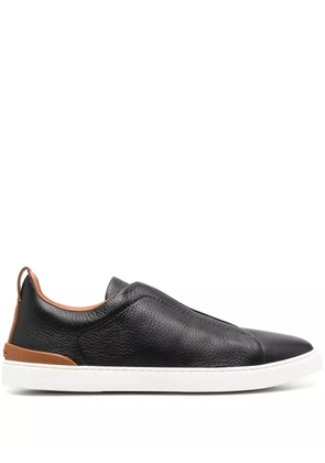Zegna Triple Stitch low-top sneakers - Blue