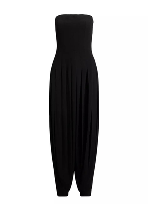 Polo Ralph Lauren strapless pleated jumpsuit - Black