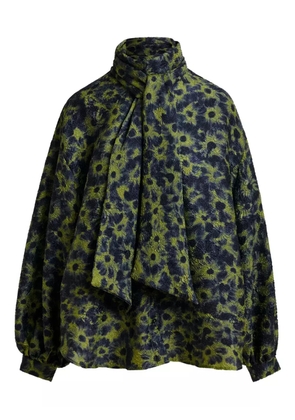 Essentiel Antwerp abstract-pattern blouse - Green