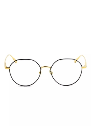 Linda Farrow round-frame glasses - Black