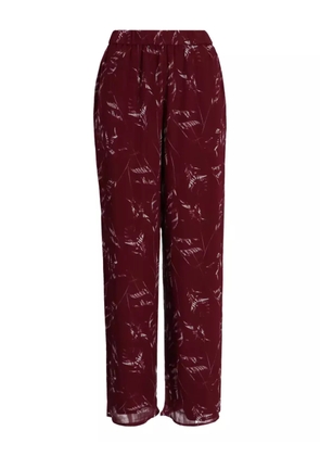 Armani Exchange printed trousers - Red