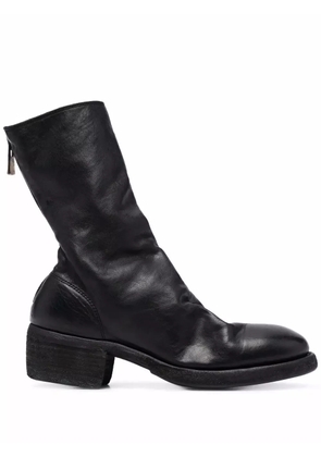 Guidi 788z Back Zip Mid boots - Black