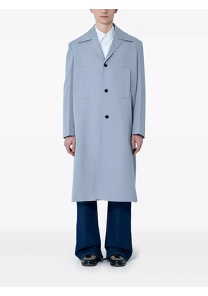 Gucci notched-lapel wool coat - Grey