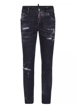 DSQUARED2 distressed stretch-cotton slim jeans - Black
