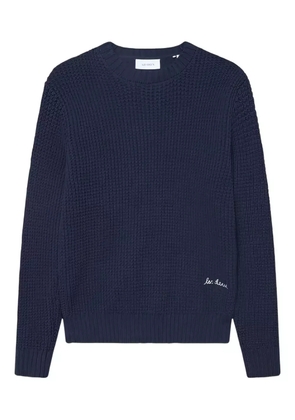 Les Deux Alvin waffle-knit jumper - Blue