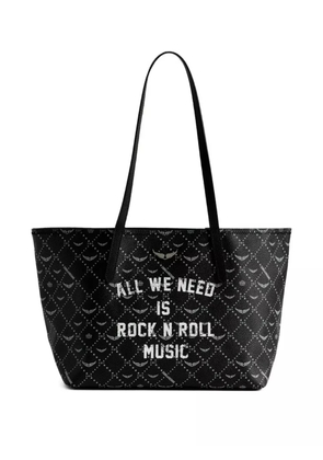 Zadig&Voltaire Z monogram rock-n-roll tote bag - Black