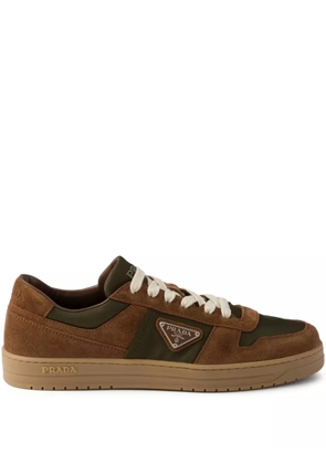 Prada Downtown suede sneakers - Brown
