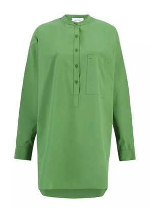 Matteau Popover long-sleeve mini shirt dress - Green