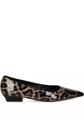 Ras leopard-print pointed-toe pumps - Neutrals