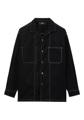 Comme des Garçons Homme contrast-stitching shirt - Black