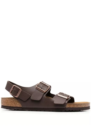 Birkenstock Milano double-buckle sandals - Brown