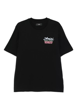 AMIRI logo-embroidered T-shirt - Black