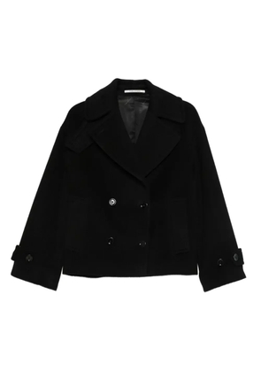 Tagliatore double-breasted long-sleeve jacket - Black