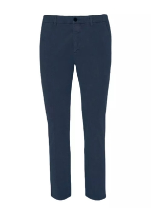 Department 5 flat-front cotton trousers - Blue