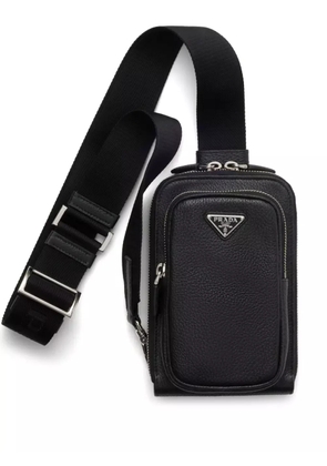 Prada leather phone case - Black