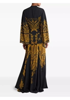 ETRO printed flared maxi dress - Black