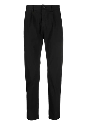 Department 5 tapered pleated trousers - Black