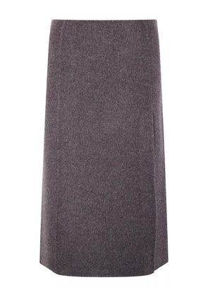 P.A.R.O.S.H. wool midi skirt - Grey