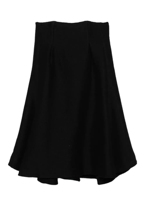 Saint Laurent Pre-Owned 2007 wool flared dress - Black