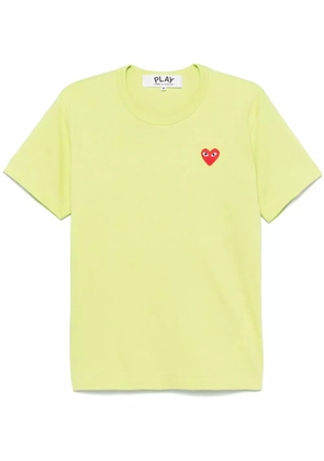 Comme Des Garçons Play heart-patch T-shirt - Green