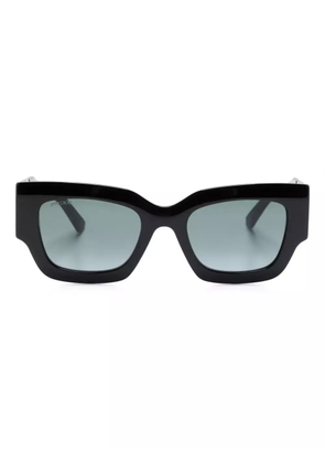 Jimmy Choo Eyewear NENA rectangle-frame sunglasses - Black