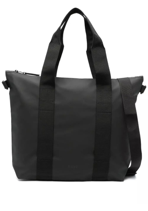 Rains Mini faux-leather tote bag - Black