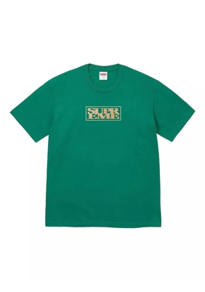 Supreme box-logo t-shirt - Green