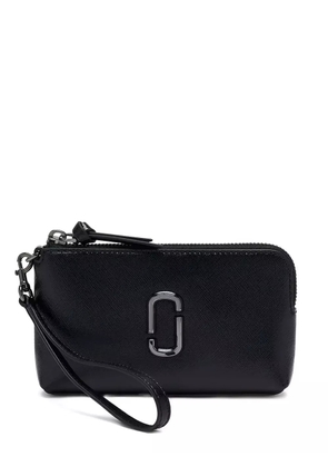 Marc Jacobs The Snapshot leather zip wristlet - Black