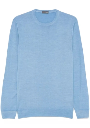Drumohr merino-wool crew-neck sweater - Blue