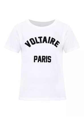 Zadig&Voltaire logo-embroidered t-shirt - White